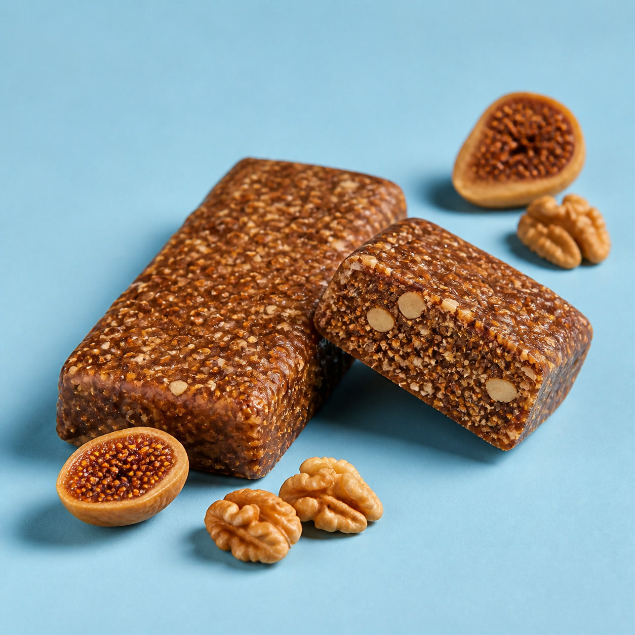 Foundry Fuel Fig Walnut protein bar pack with flavour ingredients