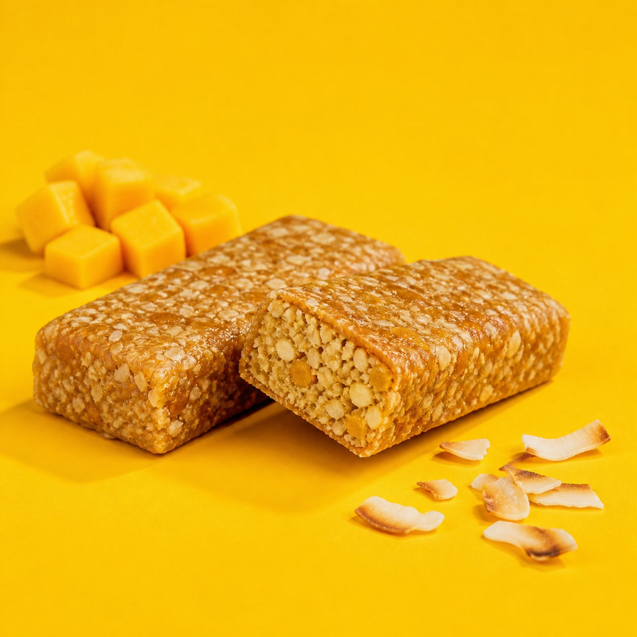 Foundry Fuel Mango Coconut protein bar pack with flavour ingredients