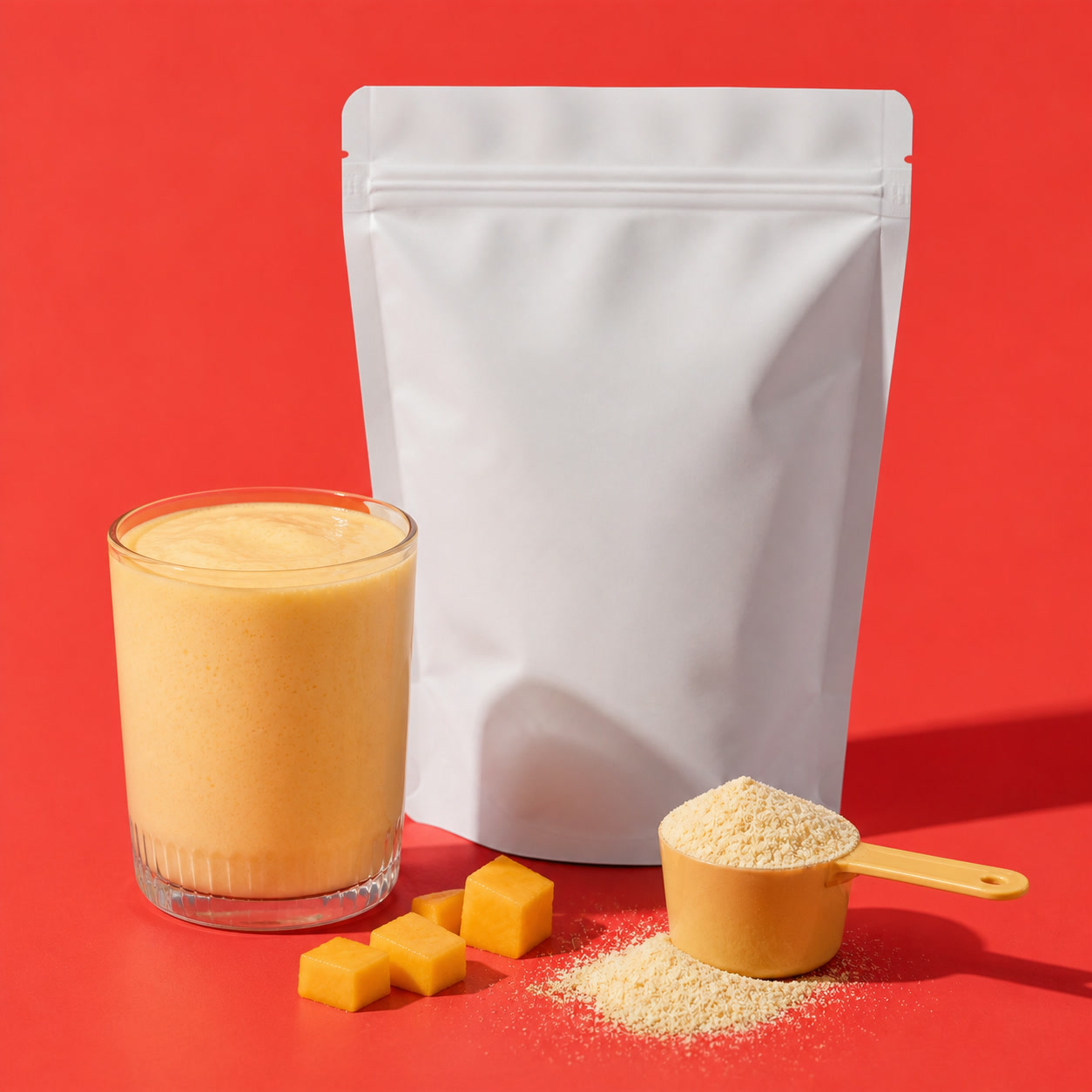 Foundry Fuel Mango Yogurt protein powder pack with flavour ingredients