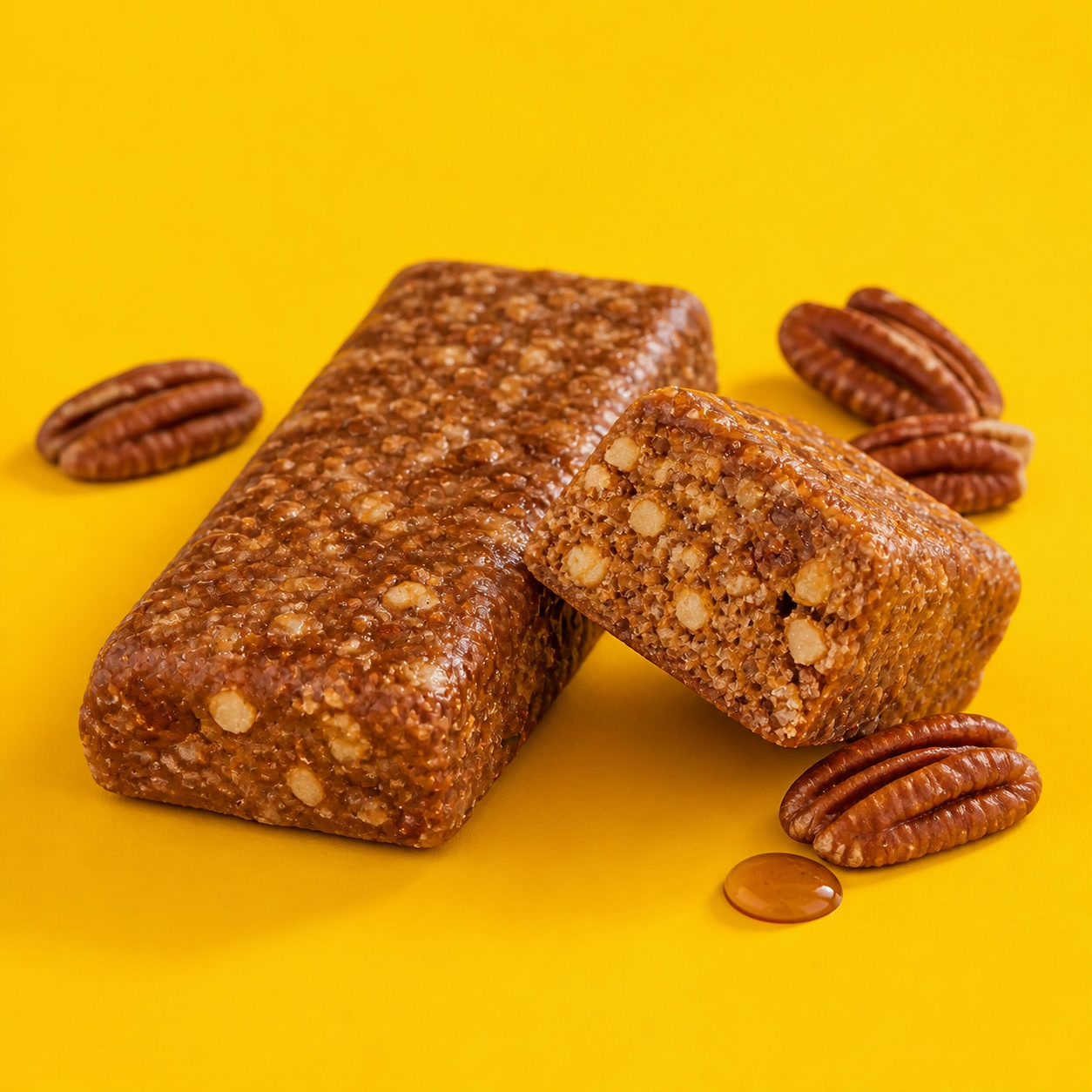 Foundry Fuel Maple Pecan protein bar pack with flavour ingredients